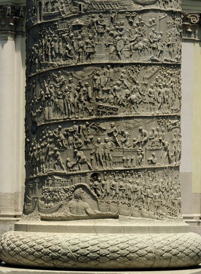 The Battle against the Dacians (detail) by Roman